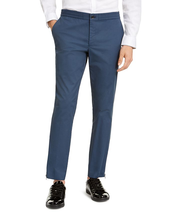 INC International Concepts INC ONYX Men's SlimFit Tech Pants, Created