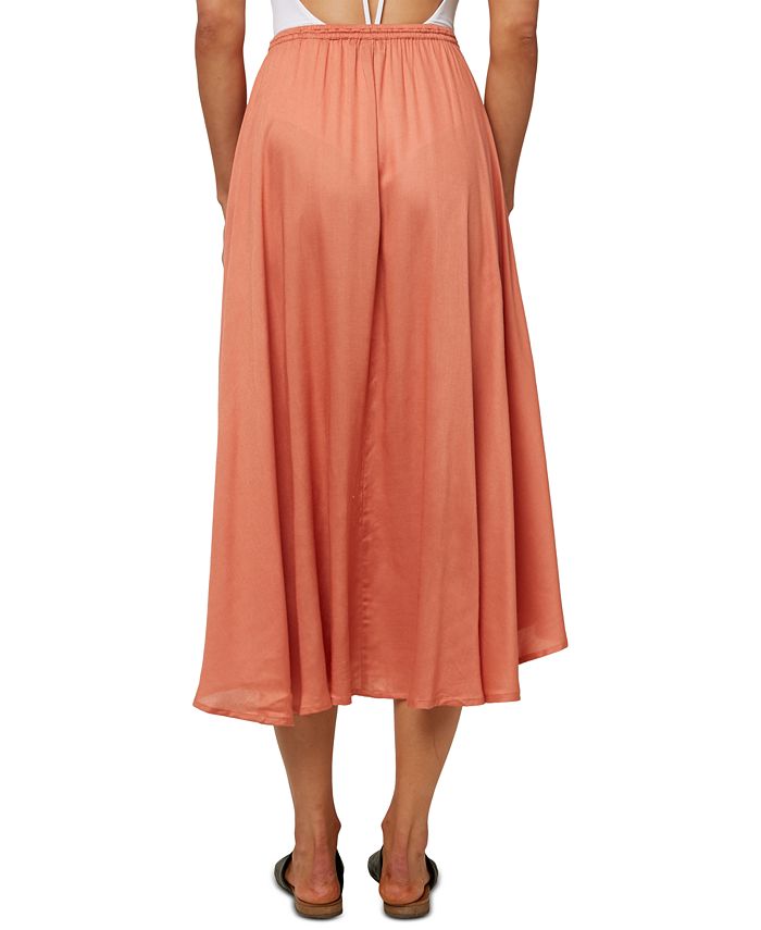 O'Neill Juniors' Samoa Drawstring Midi Skirt Macy's