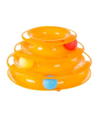 PetMaker Interactive Cat Toy Ball Roller Tower