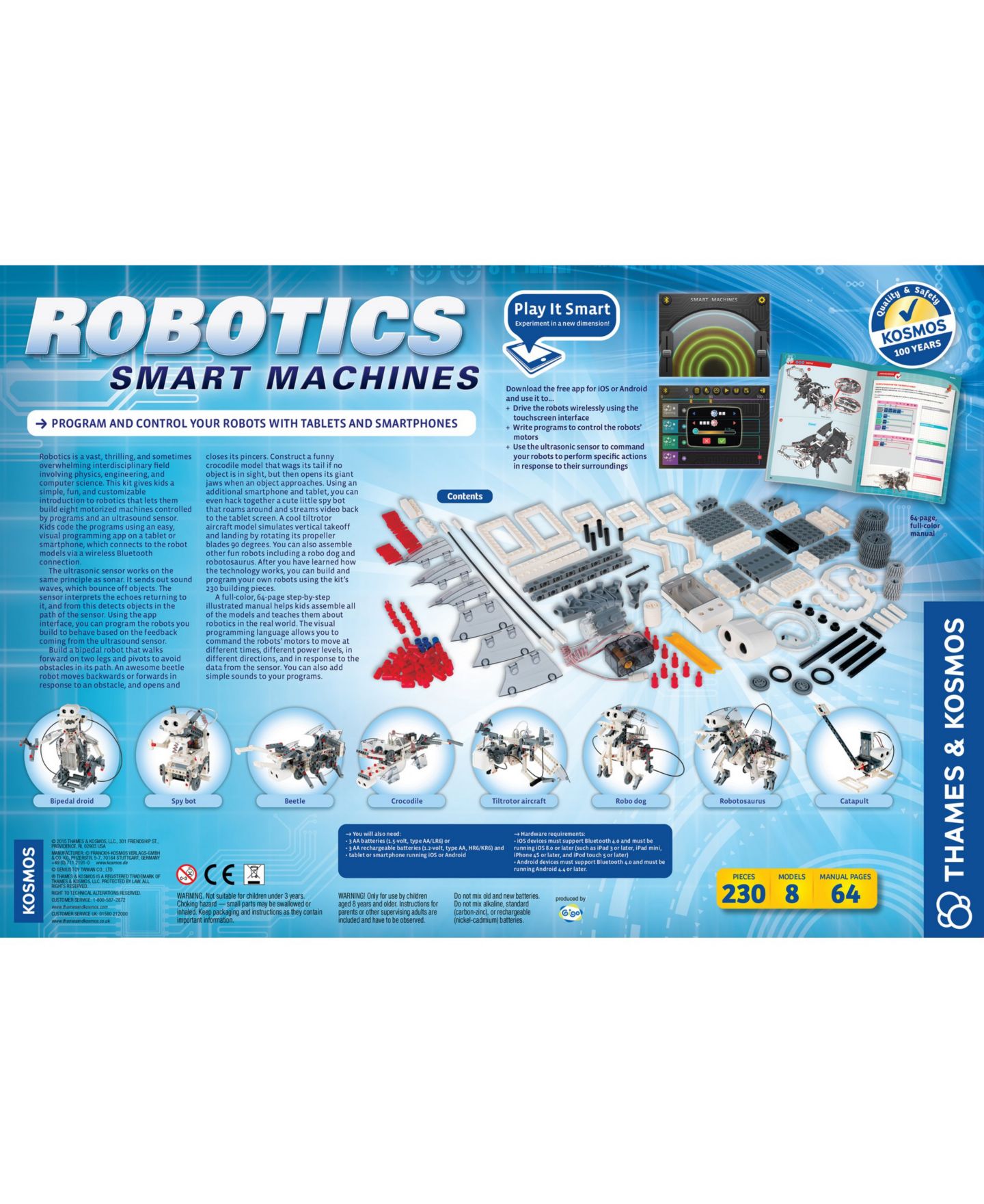Детский конструктор Thames & Kosmos Robotics - Smart Machines — фото 7