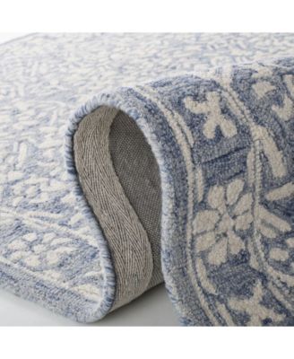 Olivier LRL6935M Blue and Ivory 2'6" X 4' Area Rug