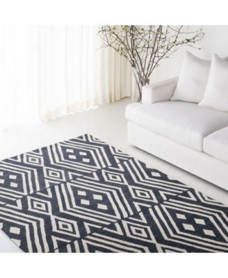 Imani Geometric LRL6609N Slate 2'3" X 8' Runner Area Rug