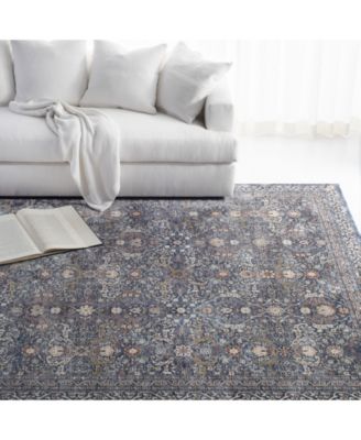 Belvoir LRL1300A Navy 2'2" X 10' Runner Area Rug