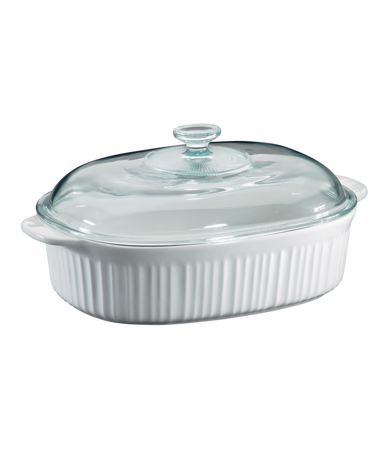 UPC 071160022782 product image for Corningware French White 4-Qt. Oval Casserole with Glass Lid | upcitemdb.com
