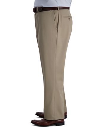 Haggar - Men's Big & Tall Premium Classic-Fit Performance Stretch Non-Iron Flat-Front Dress Pants