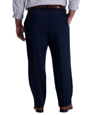 Men's Big & Tall Iron Free Premium Khaki Classic-Fit Flat Front Pant