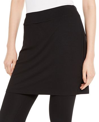 Eileen Fisher Stretch Jersey Knit Skirted Leggings, Created for