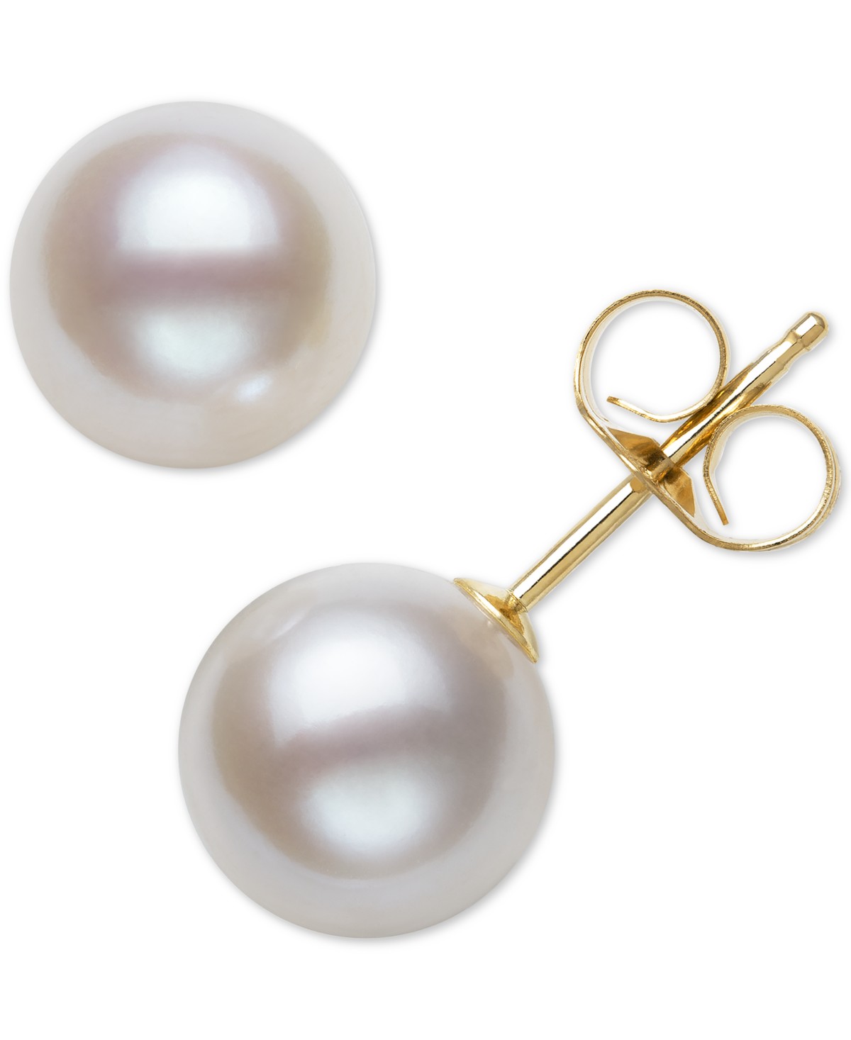 Украшения Belle de Mer Cultured Freshwater Pearl Stud Earrings (7mm) in 14k Gold — фото 1