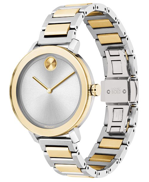 Movado Women's Evolution Swiss Bold TwoTone Stainless Steel Bracelet