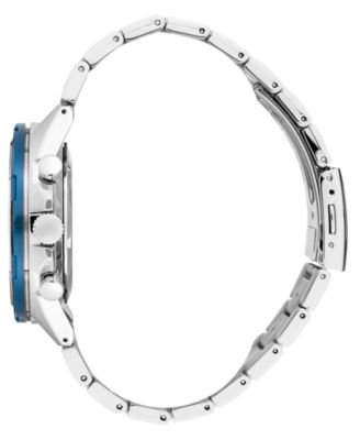 Men's Essentials Chronograph Stainless Steel Bracelet Watch 43.9mm 