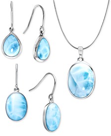 Larimar Everyday Essentials Jewelry Collection in Sterling Silver