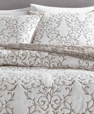 Martha Stewart Collection Chateau Cotton Quilt, Full/Queen, Created For Macy's