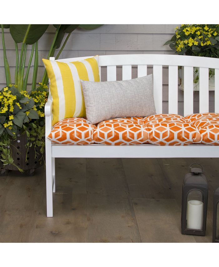 EF Home Décor EF Home Decor Indoor/Outdoor Reversible Tufted Loveseat