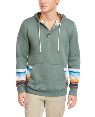 American Rag - Men's Stripe Blocked Hoodie