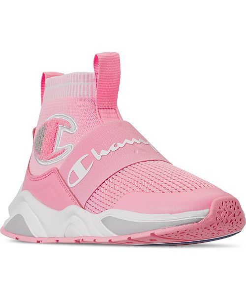 Champion Big Girls Rally Pro Casual Athletic Sneakers From Finish