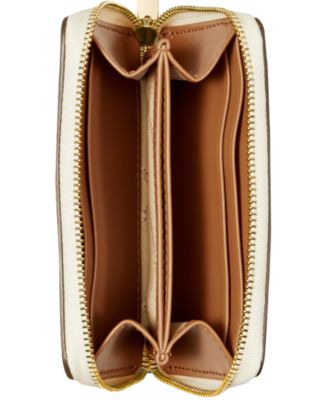 Logo Jet Set Zip-Around Card Case