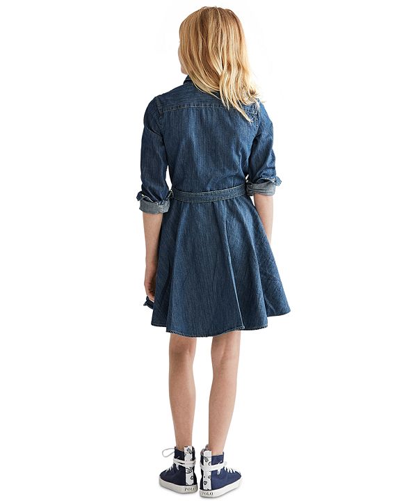polo ralph lauren denim shirt dress