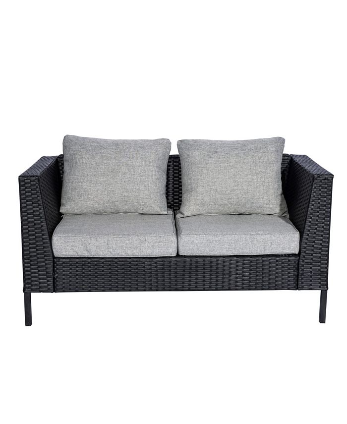 Westin Furniture 4Piece Modern Contemporary Sofa Set with Cushions & Reviews Furniture Macy's