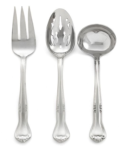 Gorham Flatware 18/10, Valcourt 3Piece Hostess Set & Reviews