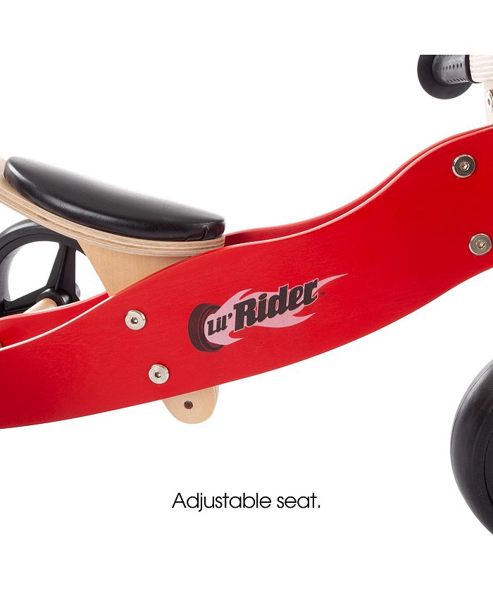 Lil' Rider 2-in-1 Wooden Balance Bike Push Tricycle - Macy's