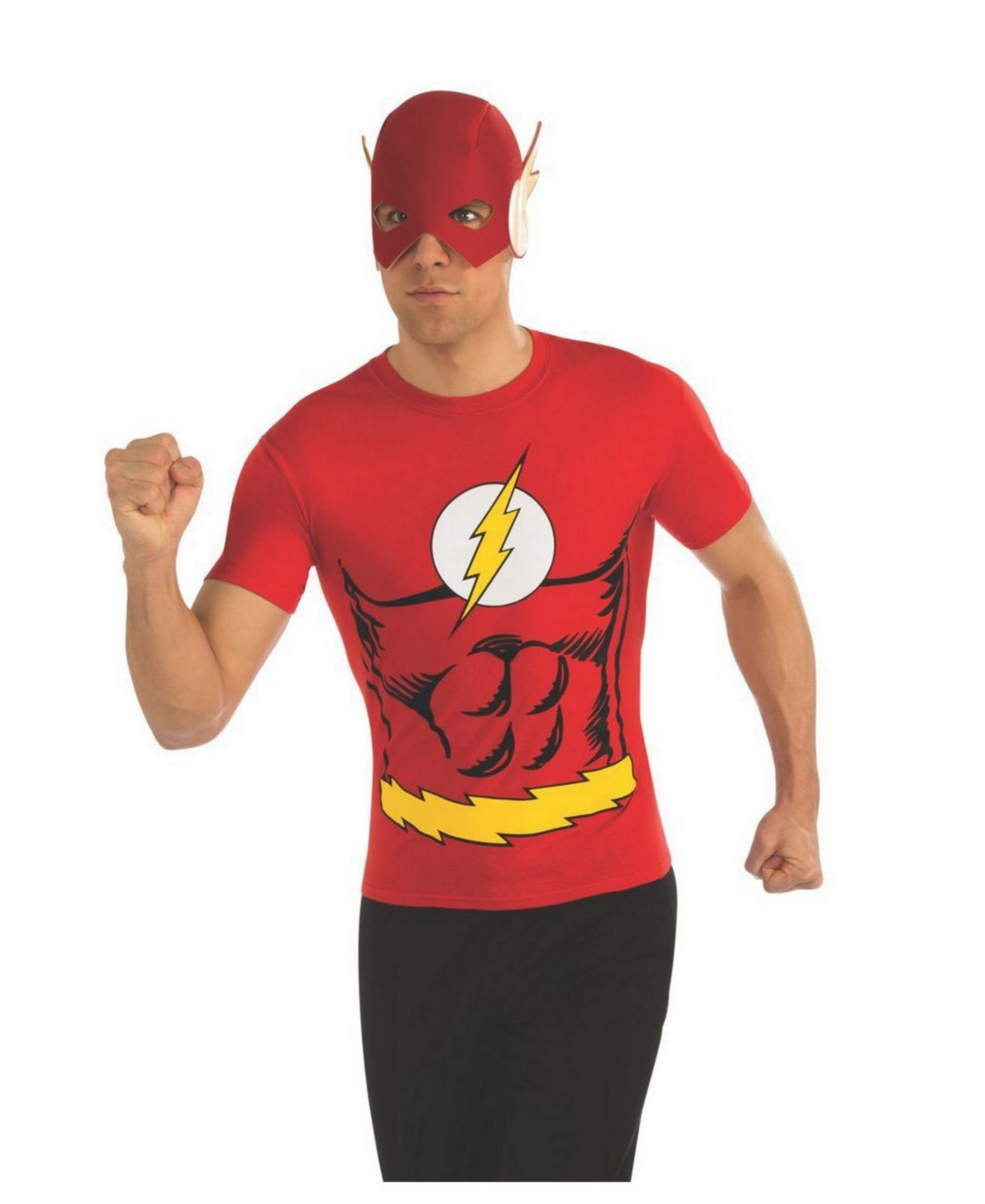 Men's The Flash Adult Costume Top - Red