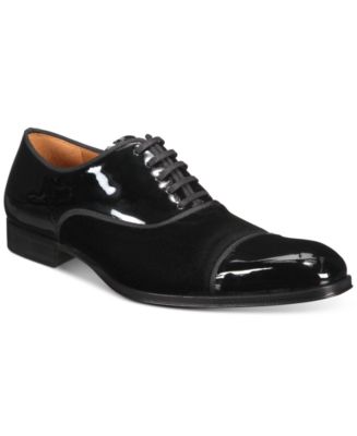 Mezlan Men's Patent Velvet Oxford Shoes - Macy's