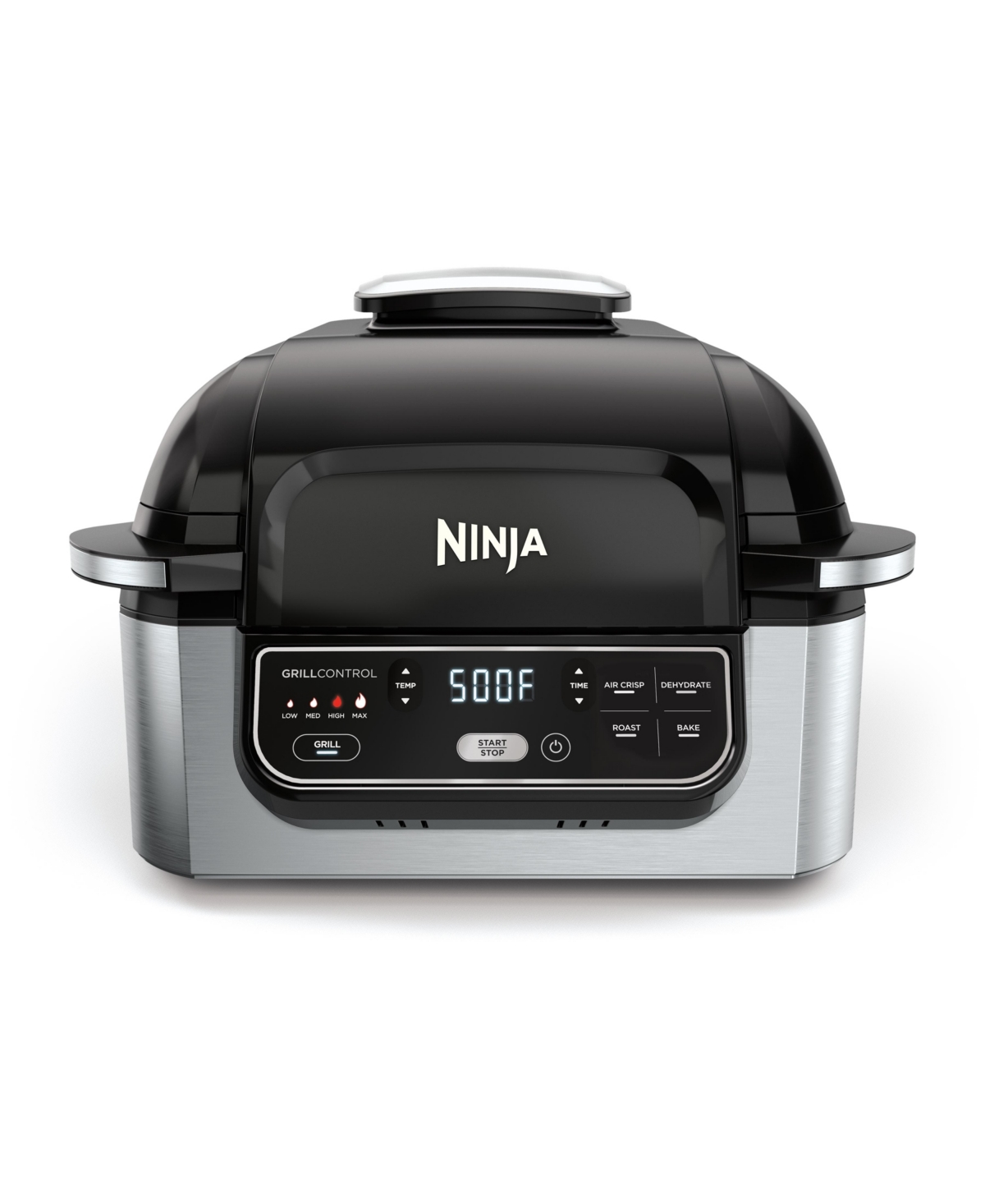 Ninja Foodi 5-in-1 Indoor Grill with 4-qt Air Fryer, Roast, Bake, & Dehydrate - Stainless Steel/Black