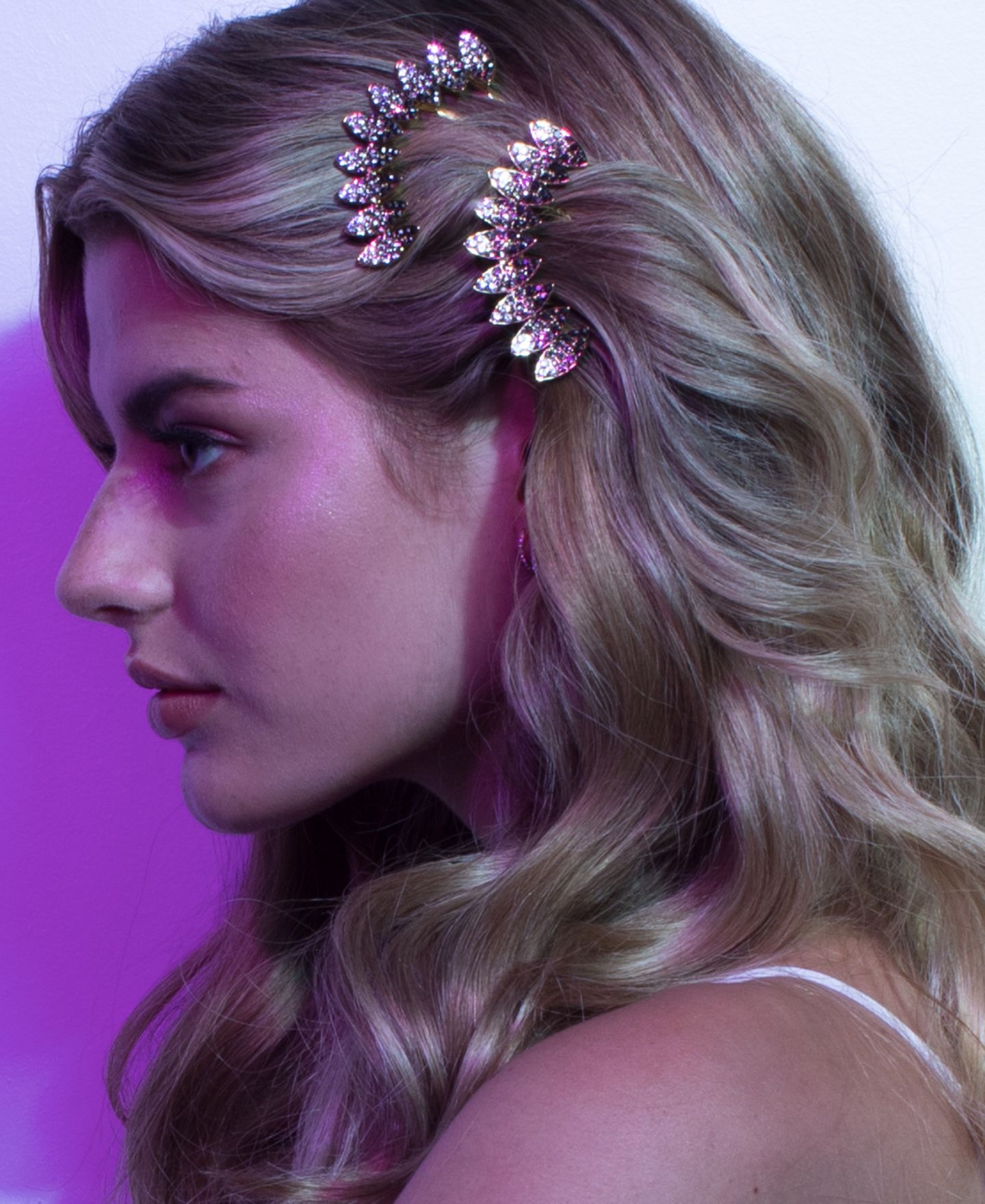 Женские аксессуары Soho Style Crystal Bejeweled Hair Stick, цвет: Красный — фото 2