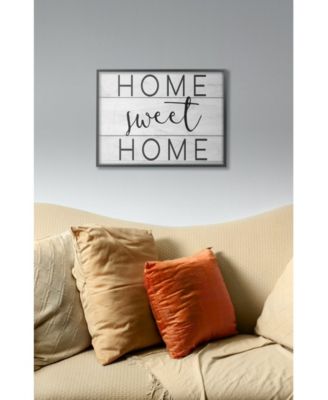 Home Sweet Home Planks Framed Giclee Art, 16" x 20"