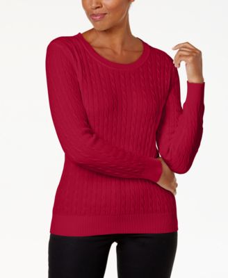 macys karen scott petite sweatshirts