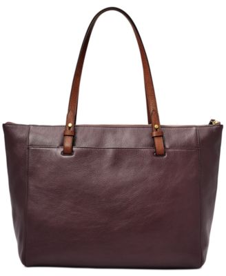 Fossil Rachel TZ Leather Tote
