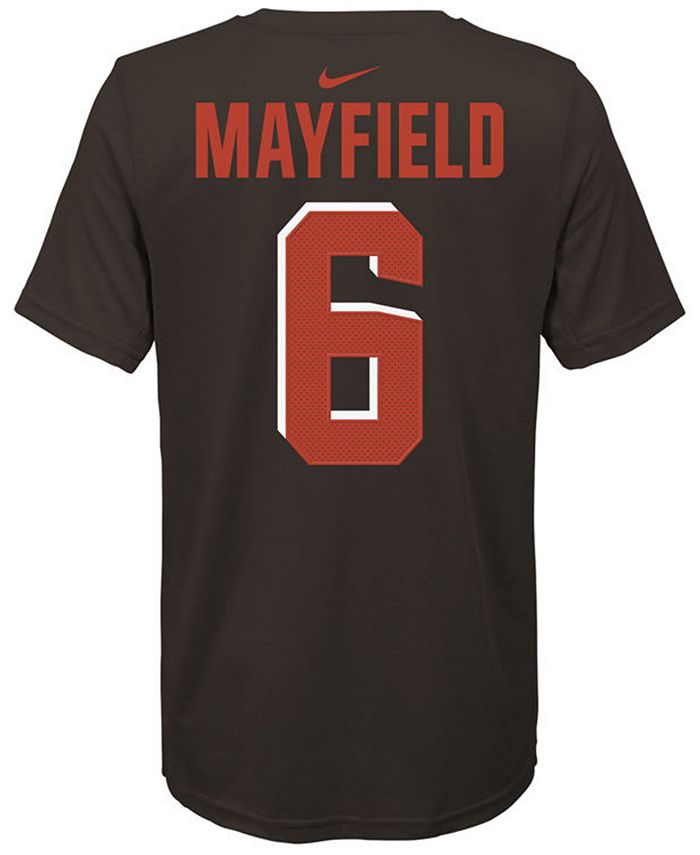 Nike Big Boys Baker Mayfield Cleveland Browns Pride Name and Number T ...