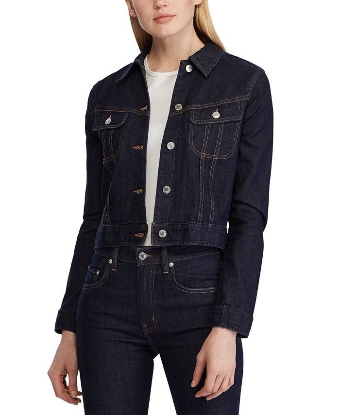 Lauren Ralph Lauren Western Denim Jacket & Reviews - Jackets & Blazers ...