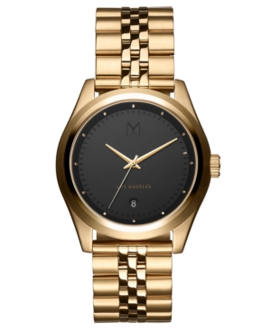 image of Mvmt Men-s Rise Hustle Gold-Tone Stainless Steel Bracelet Watch 39mm