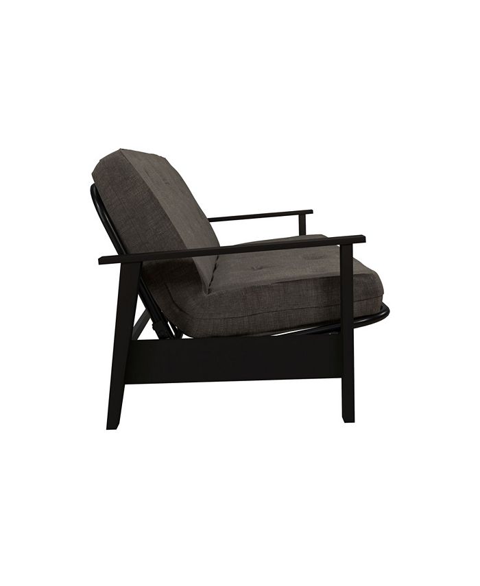 EveryRoom Bea Wood Arm Futon with 6" Coil Mattress Macy's