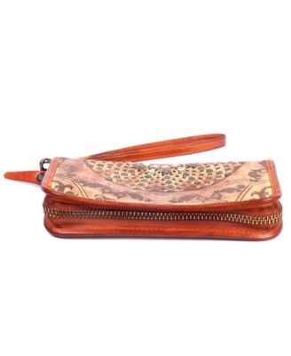 Mola Leather Clutch