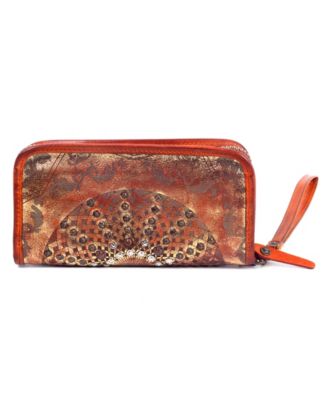 Mola Leather Clutch