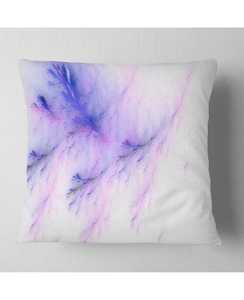 Design Art Designart Bright Blue Veins Of Marble Abstract Throw