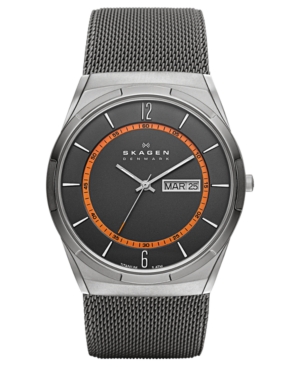 Skagen Watch, Men's Titanium Mesh Bracelet 40mm SKW6007