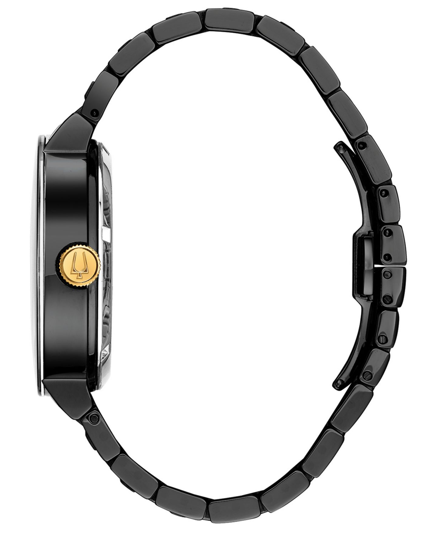 Мужские часы Bulova Futuro Black Stainless Steel Bracelet Watch 42mm — фото 5
