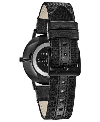 Bulova - Men's Nile Rodgers Le Freak Black Cordura Nylon Strap Watch 40mm