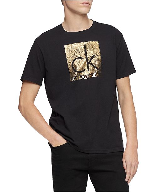 Calvin Klein Jeans Men S Quilted Institutional Logo T Shirt