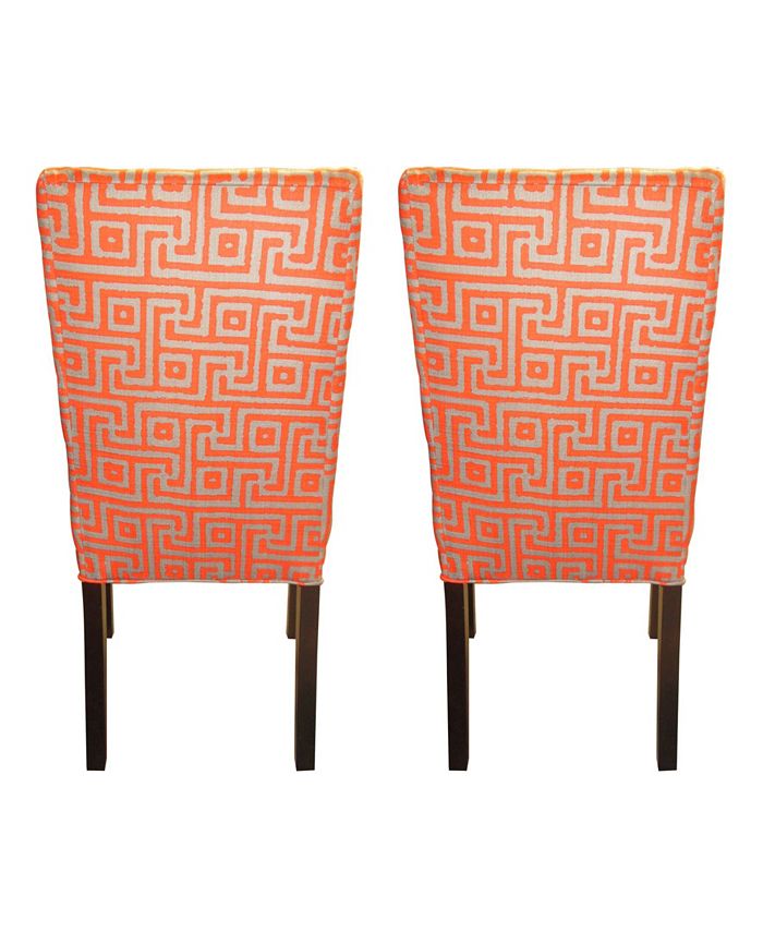 Sole Designs Greece Tufted Dining Chair Set, Set of 2 - Macy's