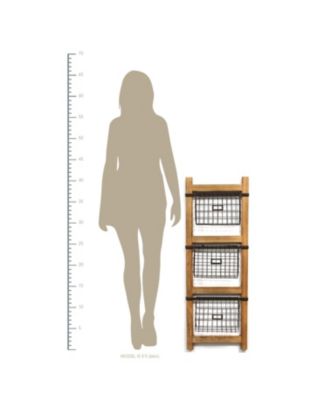 Stratton Home Décor Stratton Home Decor Decorative Ladder with Baskets Wall Decor