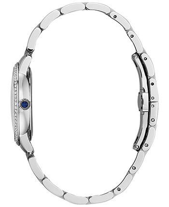 Frederique Constant - Women's Swiss Slimline Diamond (5/8 ct. t.w.) Stainless Steel Bracelet Watch 30mm