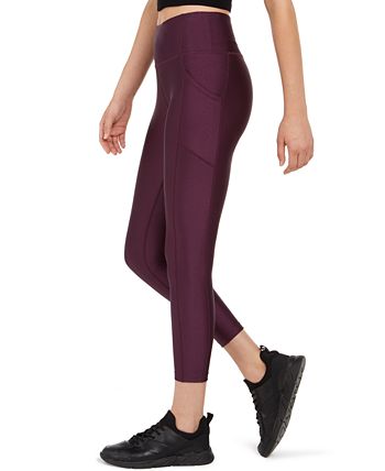 Calvin Klein Shine High-Waist Leggings - Macy's