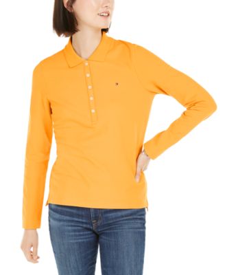 tommy hilfiger long sleeve polo womens