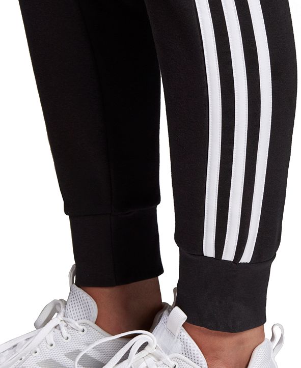essentials fleece 3 stripes pants womens