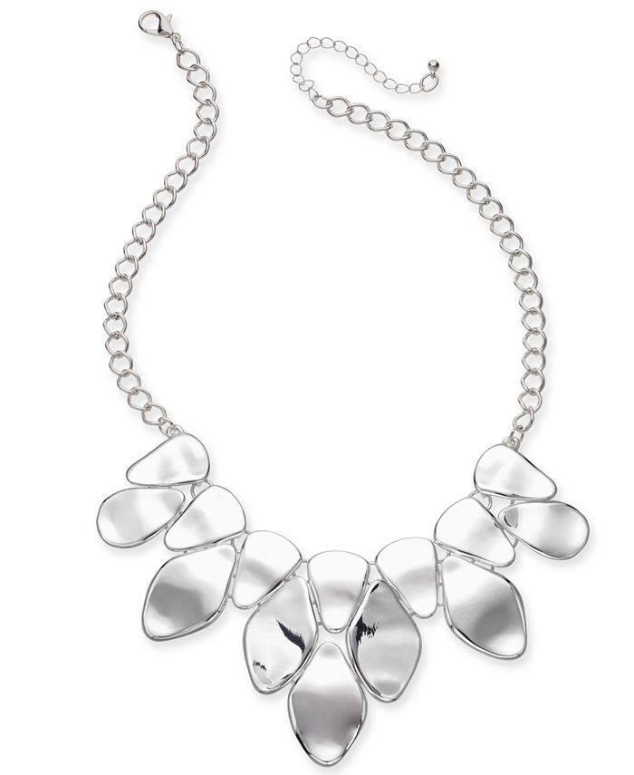 Macy s silver deals necklaces on sale