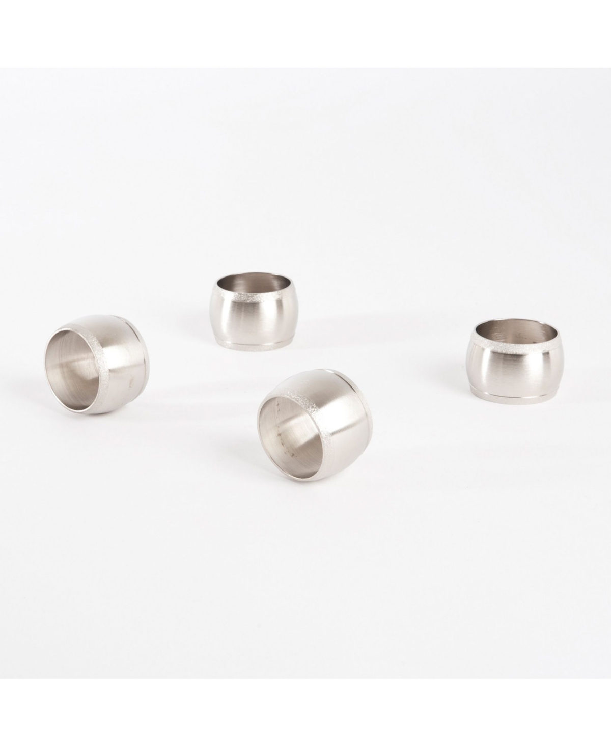 Saro Lifestyle Rounded Napkin Ring, Set of 4